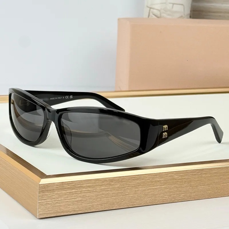 DesignerstyleDesigner for Men Women with Curved Thick Plate Frame MU C06S Oversize Glasses Outdoor Sports UV400 Luxury Sunglasses Case