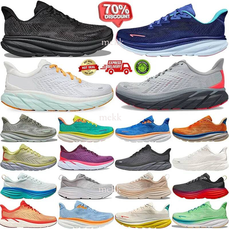2025 Clifton sneakers Designer running shoes men women bondi 8 9 sneaker womens Challenger 7 Anthracite hiking shoe breathable mens outdoor Sports T