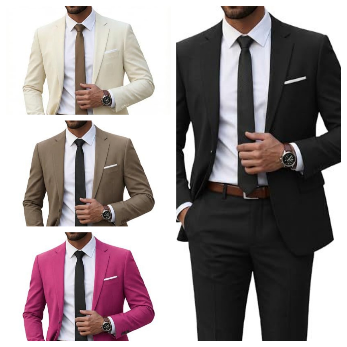 Suits For Men Wedding Elegant Set Slim Fit Jackets Pants Blazers Formal Outfit Fashion Business Classic Costume