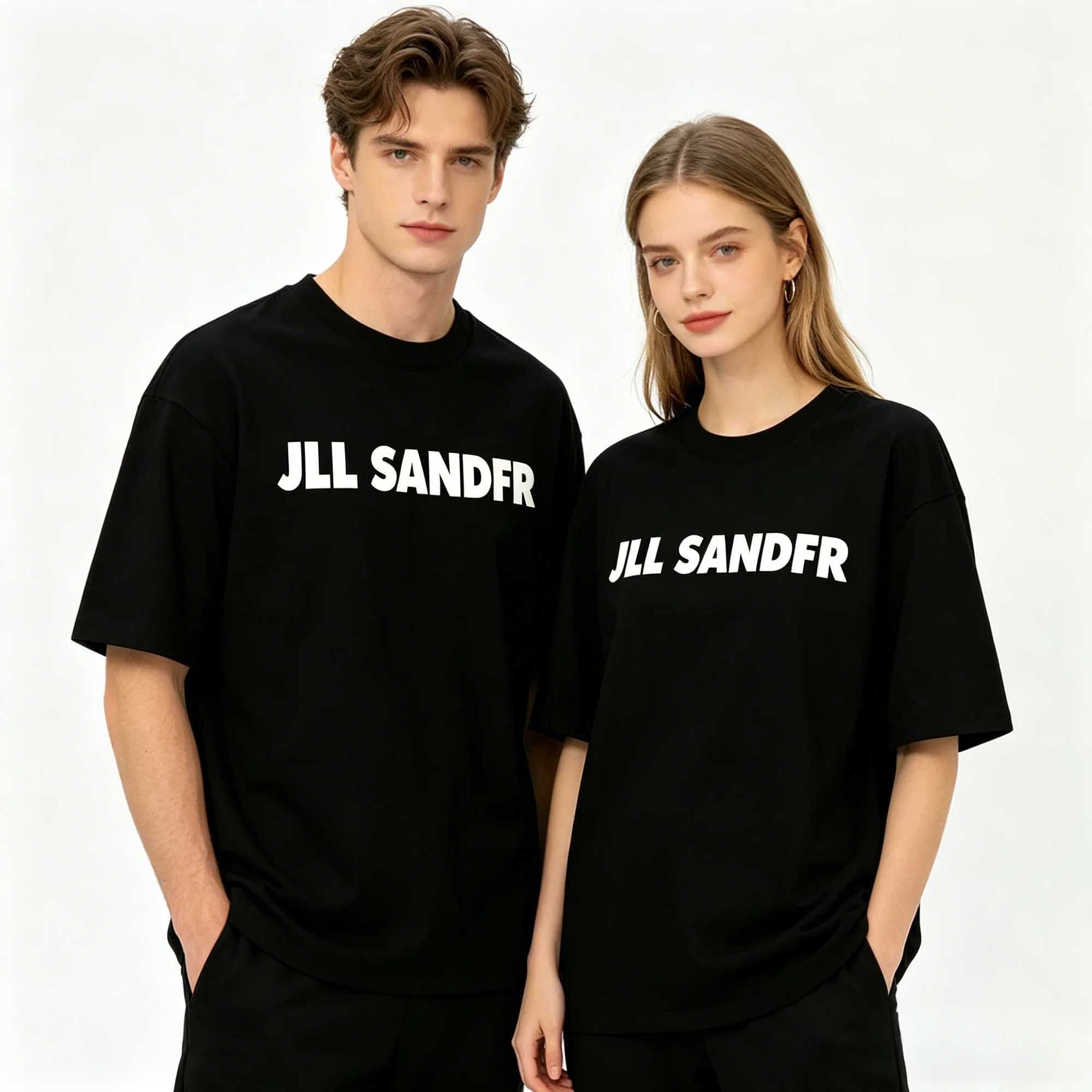 2026 Summer New Printed Short Sve T-shirt Loose Round Neck Breathable Casual Fashion Hip Hop Street Wear Neutral Top Q261015