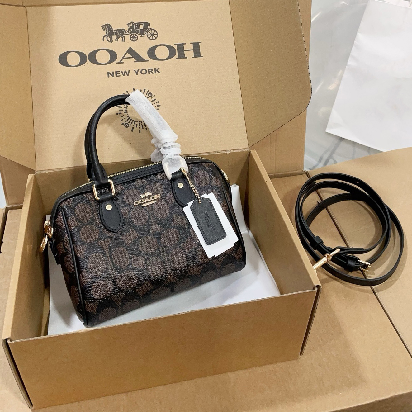 Designer Bag tote bag Rowan Boston Shoulder Bag Removable shoulder strap pillow bag Classic Monogram Tabby Underarm Bag Crossbody Bag Large-Capacity