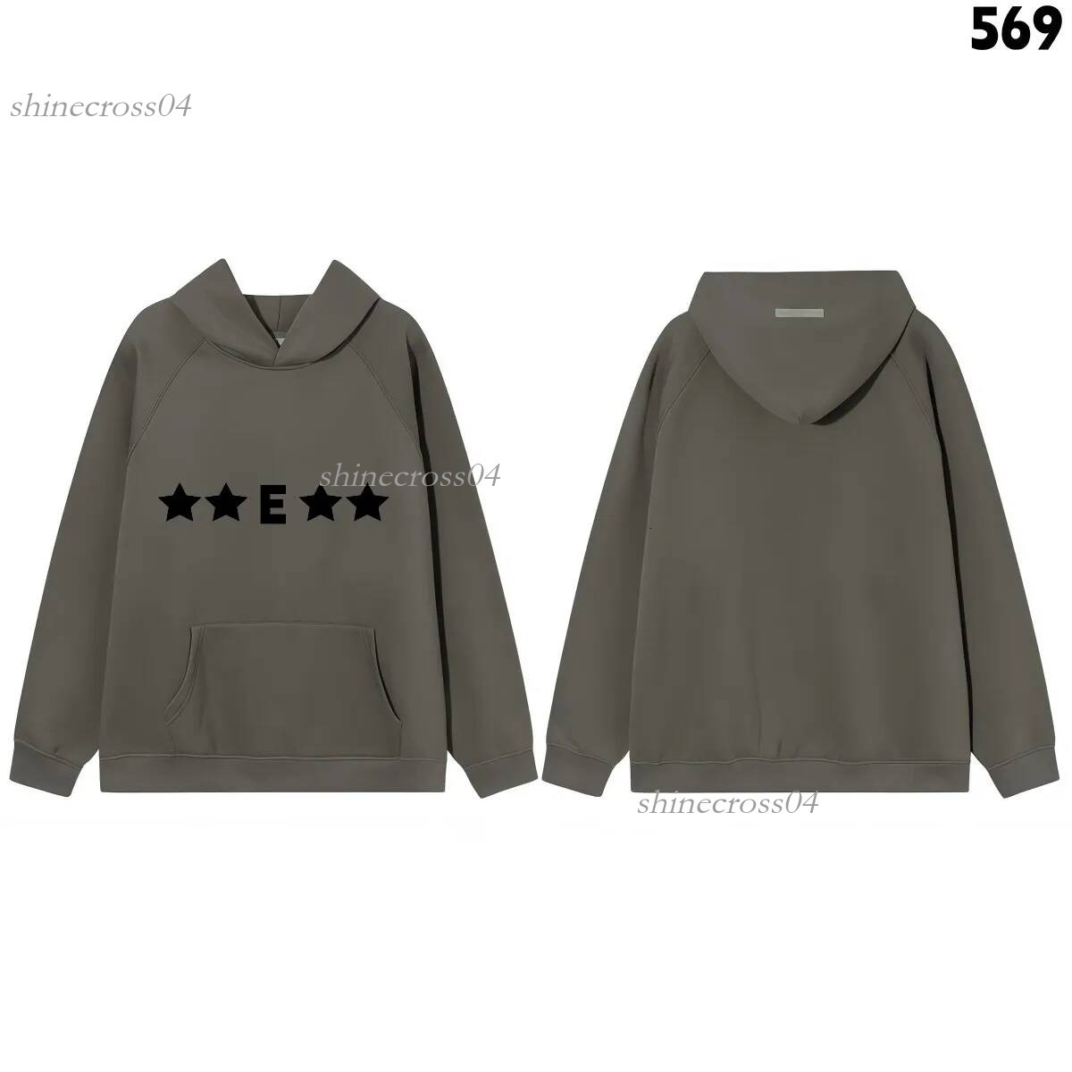 essential mens hoodie designer essentials sweater unisex pullover long sleeve O Neck Letter printed overcoat sweatshirt streetwear hoodie for man to
