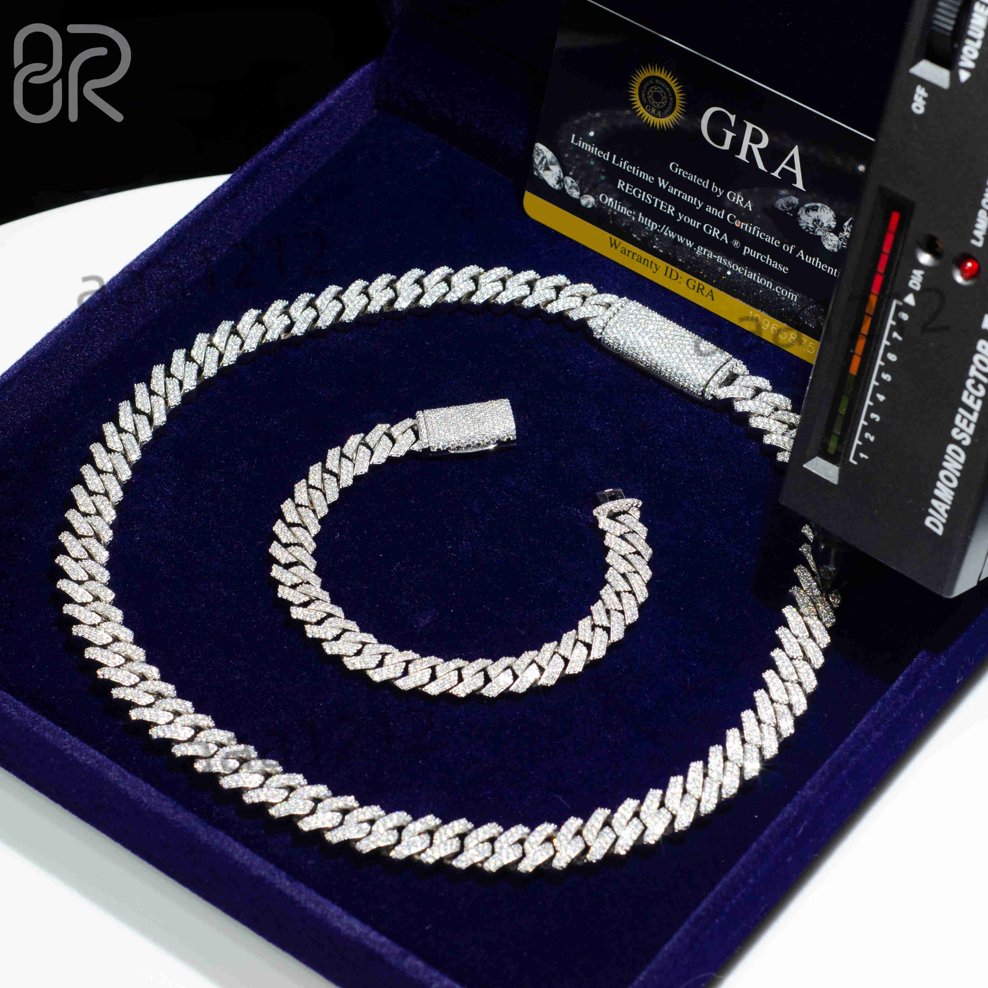 Hot Selling Gold Plated Miami 6mm Silver Necklace Wholesale 14mm Moissanite Cuban Link Chain