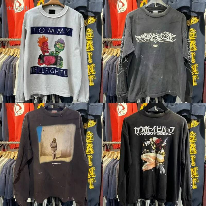 Designer Shirt Men Daily Casual T Shirts Printed Breathable Long Sleeved Tshirts Autumn Graphic Streetwear Y2k Size S-Xl