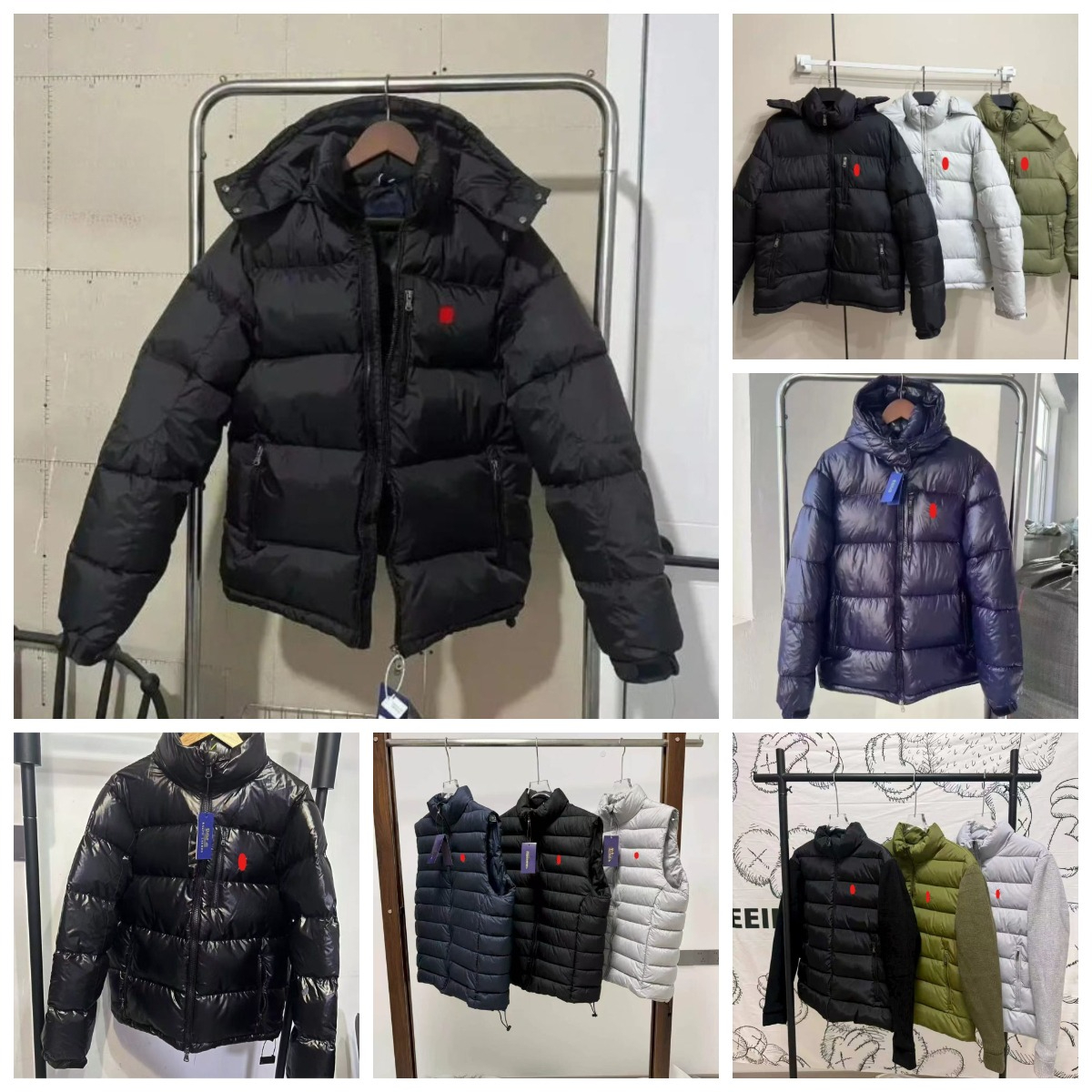 Designer Man Puffer jacket Men Women Polo Pony Embroidery Thickened Winter jacket fashion casual winter coats polo jackets parkas Polo Sweater Hoodi