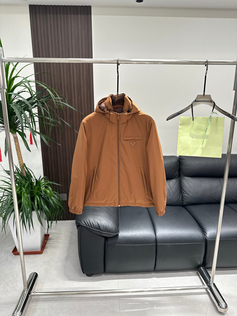 Top quality men Down puffer jacket Parkas Mens Embroidered Badge Stand Collar Knitted Splice Sweater Lightweight Down Jacket Sweater Casual Jacket F