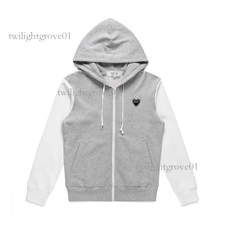 designer hoodie Red Heart hoodies Sweater Men Women Pullover commes hoodie Zip Up Tracksuits Love Heart CDGHoodie fashion high quality Hoodies 91d