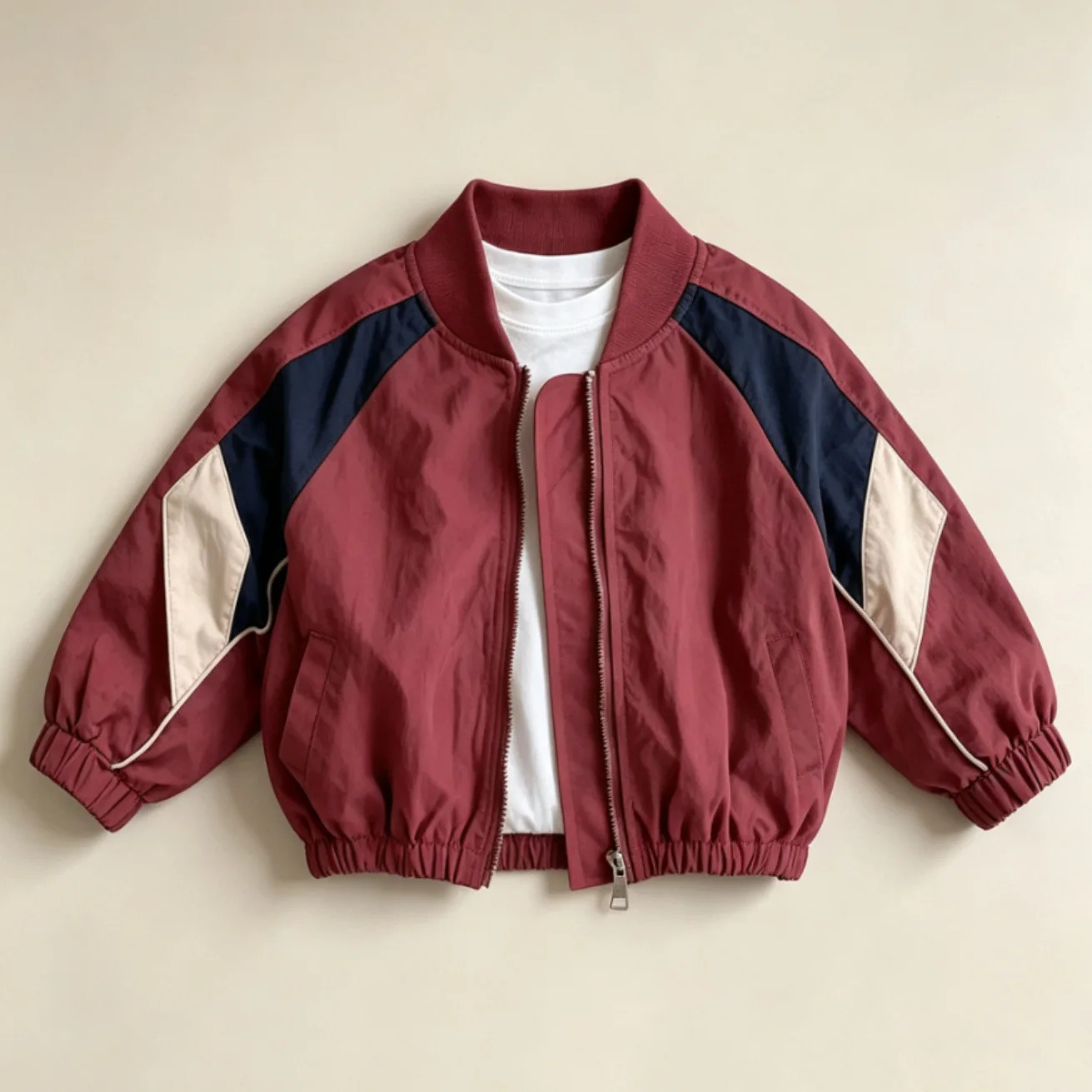 RAISE Winter 210Yrs Girls Baseball Uniform Spliced Long Sleeve Zipper Children Outerwear Coats Toddler Baby Jackets 261016