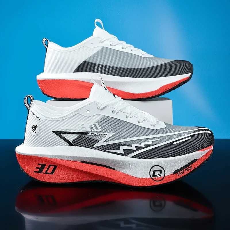 Casual Shoes Men Running Shoes Carbon Board Marathon Sports Shoes Lightweight Women's Athletic Sneakers Comfortable Men's Outdoor Sneakers
