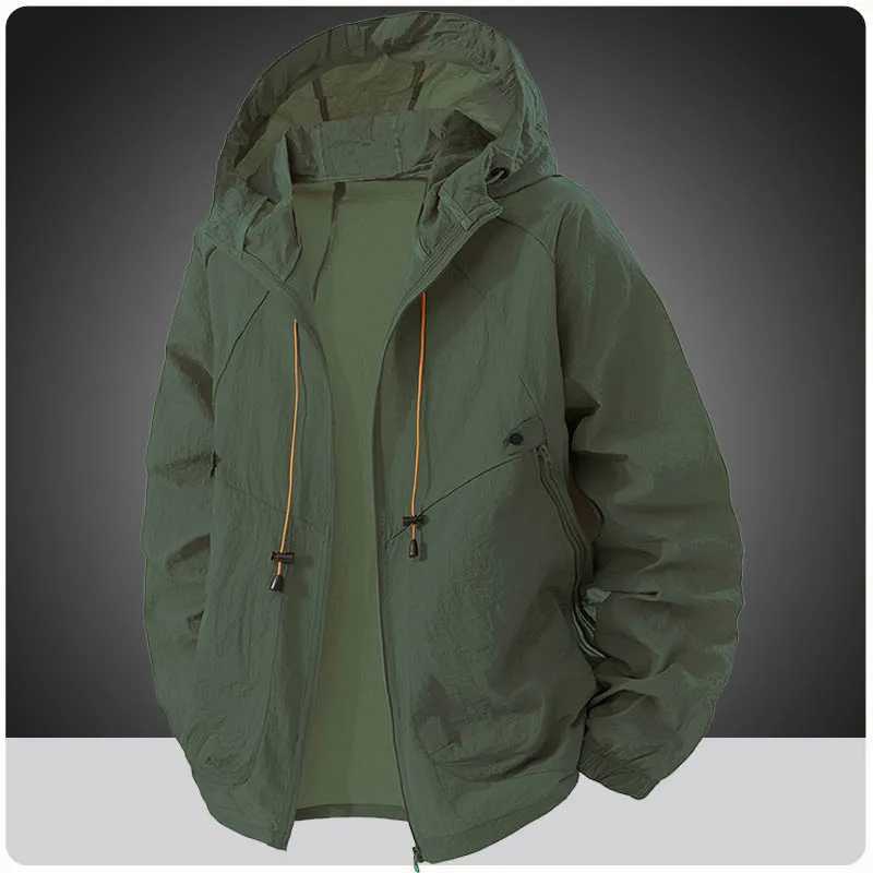 Outdoor Jackets Hoodies Summer Hooded Men Sun Protection Clothing Fishing Hunting Resistant s Quick Dry Skin Windbreaker Hiking Skin CoatsT261016