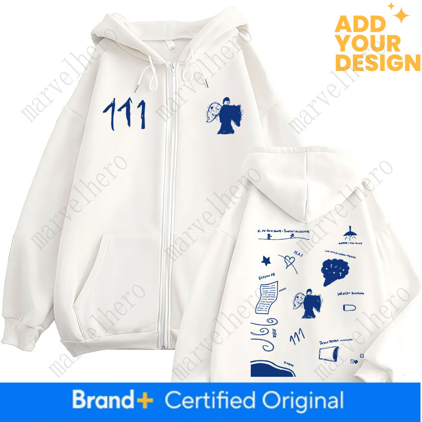 Rapper Milo J Album Tour Zipper Hoodies Men S Women Zip Up Long Sleeve Sweatshirts Fashion Hip Hop Oversized Pullovers Coats