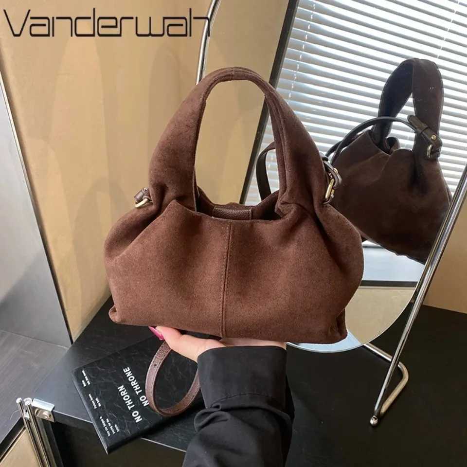 Cross Body Designer Frosted Mini Handbag Women's Faux Suede Top-Handle Bags Female Shoulder Crossbody Bags for Women Summer Style H261016