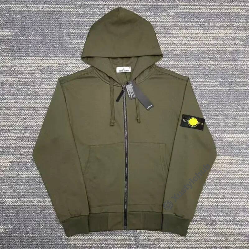 stone Men's Clothing Mens Designer Spring Outdoor Windbreaker Sportswear Compass Pattern Armband Sweatshirt Wind Breaker Hoodies Zip Up Jacket