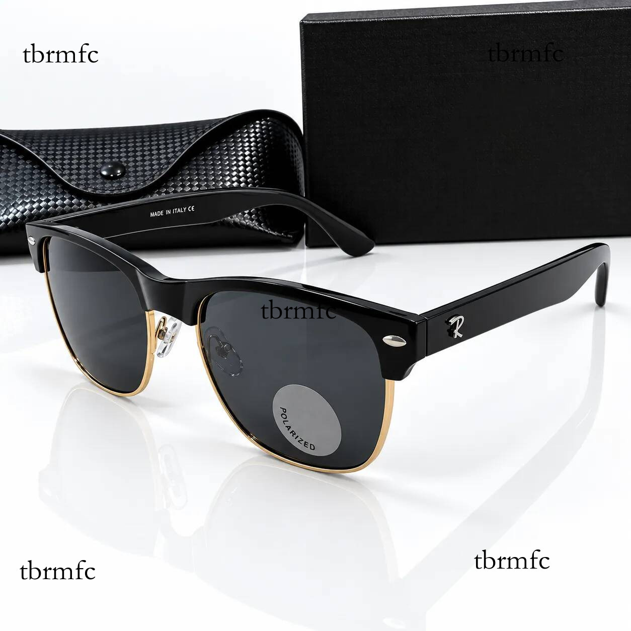 rainess Classic Square Polarized Designer Sunglasses for Men Women Retro Acetate Frame Driving Sun Glasses Outdoor Fashion Eyewear rb sunglasses 60b