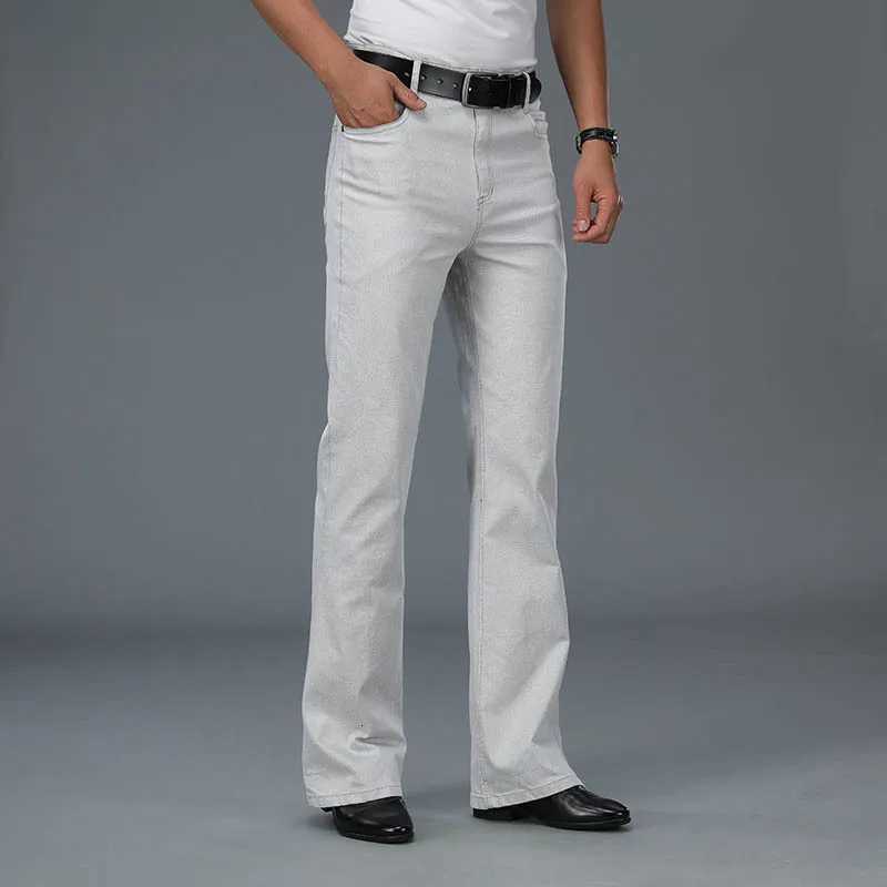 Men's Jeans 2026 Men's Summer New Flared Jeans High Waist Thin Loose Casual PantsT261016