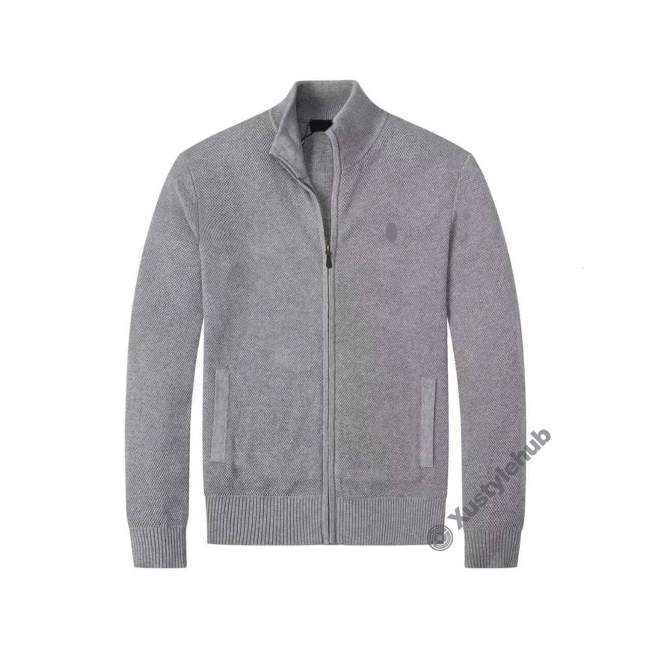 polo Designer Mens Turtle Neck Polo Knitted Sweater Cardigan Jumpers American Trendy Winter HighEnd Embroidery Horse Comfortable Cotton Men Zip Up S