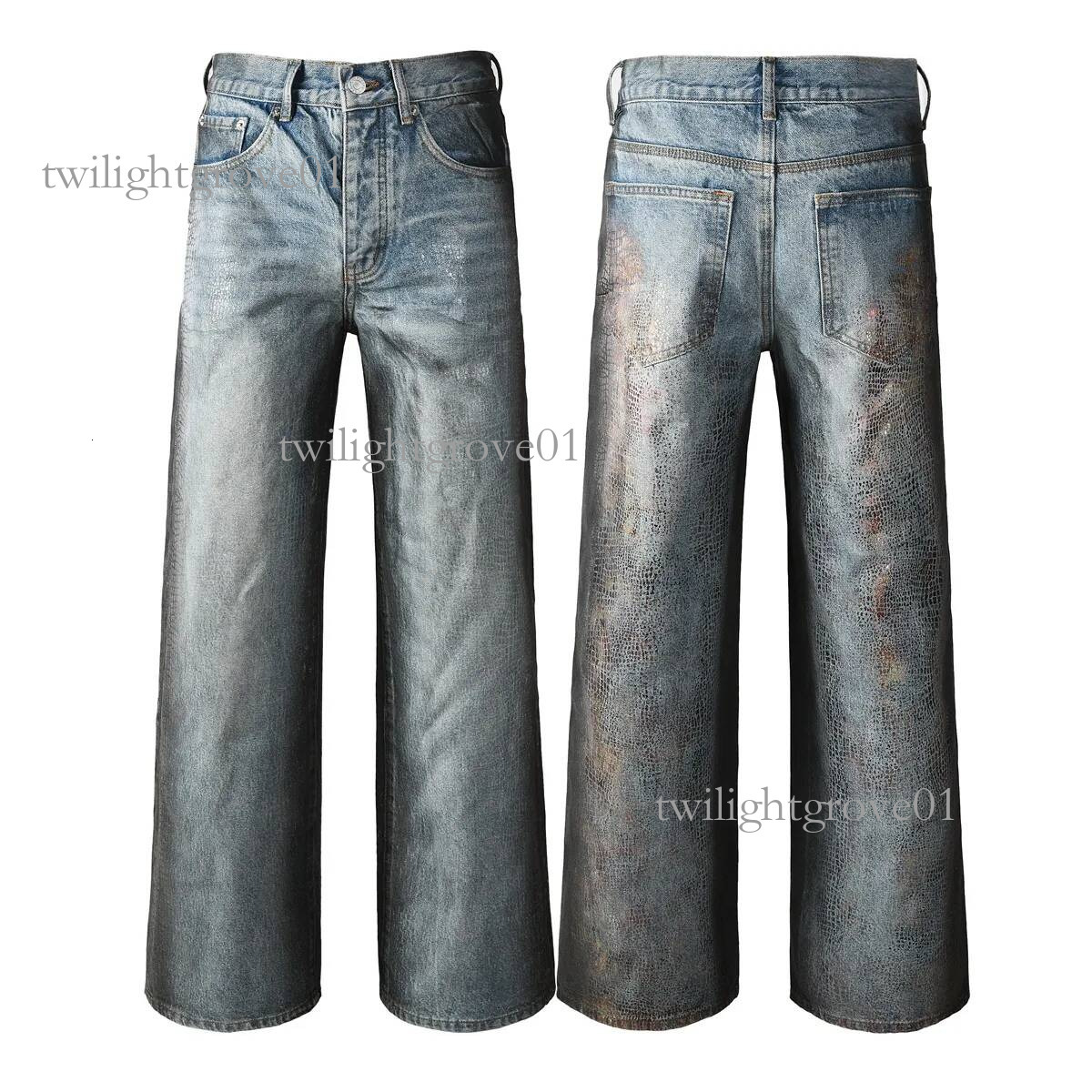 ksubi jeans designer jeans Ksubi men's jeans Ripped High Street Jeans Retro Paint Spot Patch Hole Denim Streetwear silm Feet Micro Elastic High