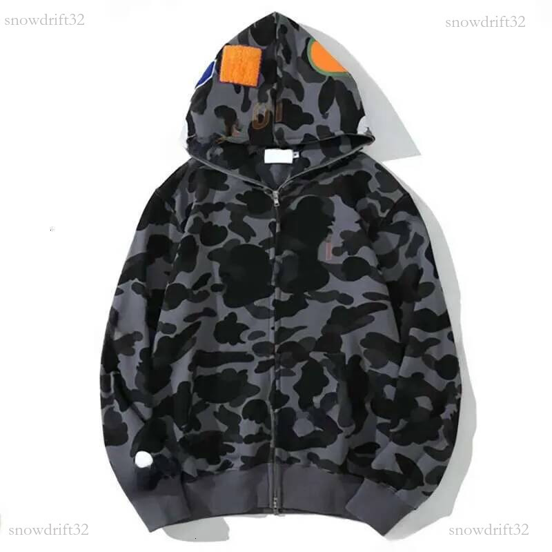 bathing App jacket Mens Designer Bathing Ape Hoodie Jacket Full Zip Up Jackets Men Women Sweetwear Camouflage Pattern Hoodie Sweatshirts For Male ap