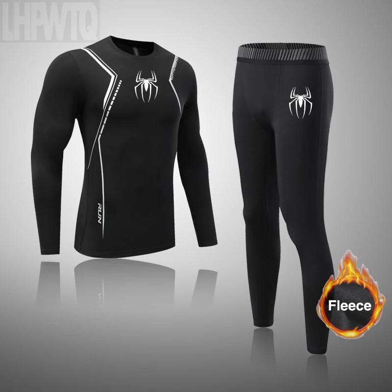Winter Thermal Underwear Men Long Johns Sets Fleece Warm ski Thermal Underwear Sports Winter Thick Thermo Underwear Sets 261016