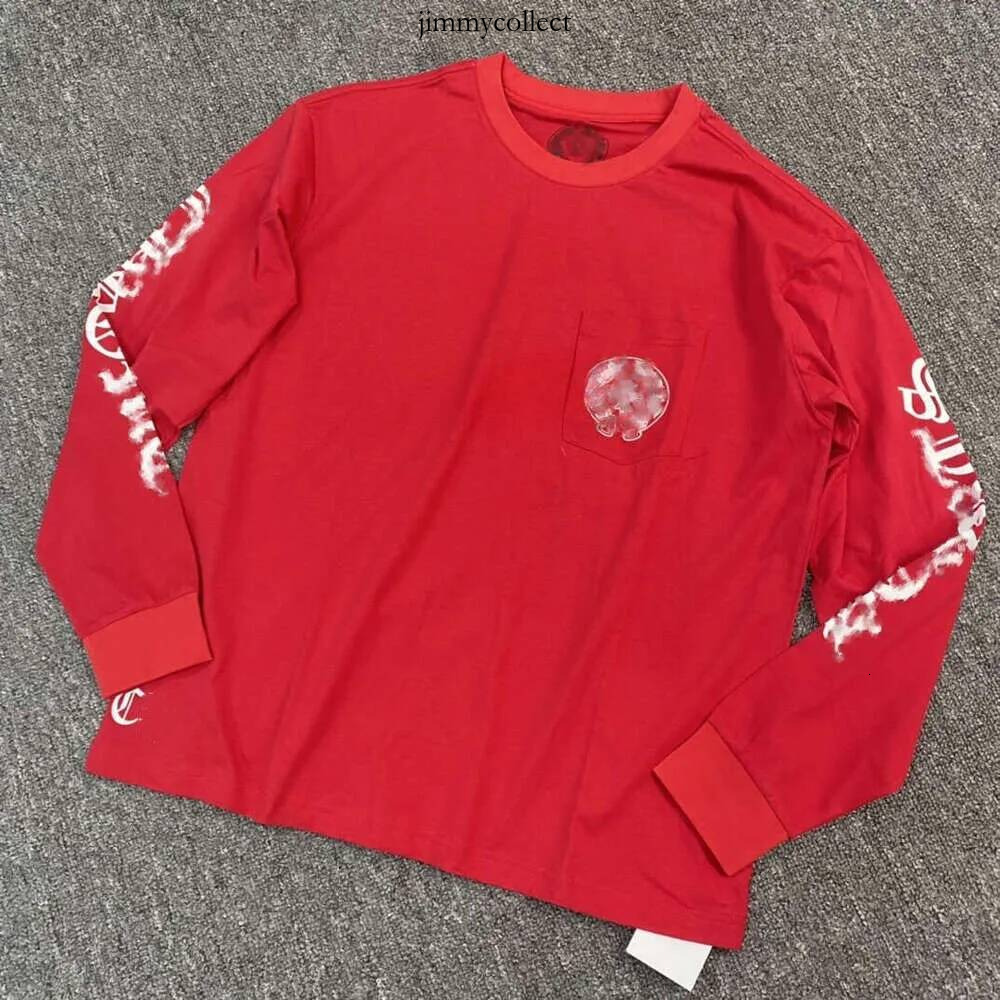 Chrome Designer Hoodie Luxury Brand Quality Graphic Pullover High Street Sweatshirt Casual Trendy Style Short Sleeve Mens Womens Chrome Tops 44f