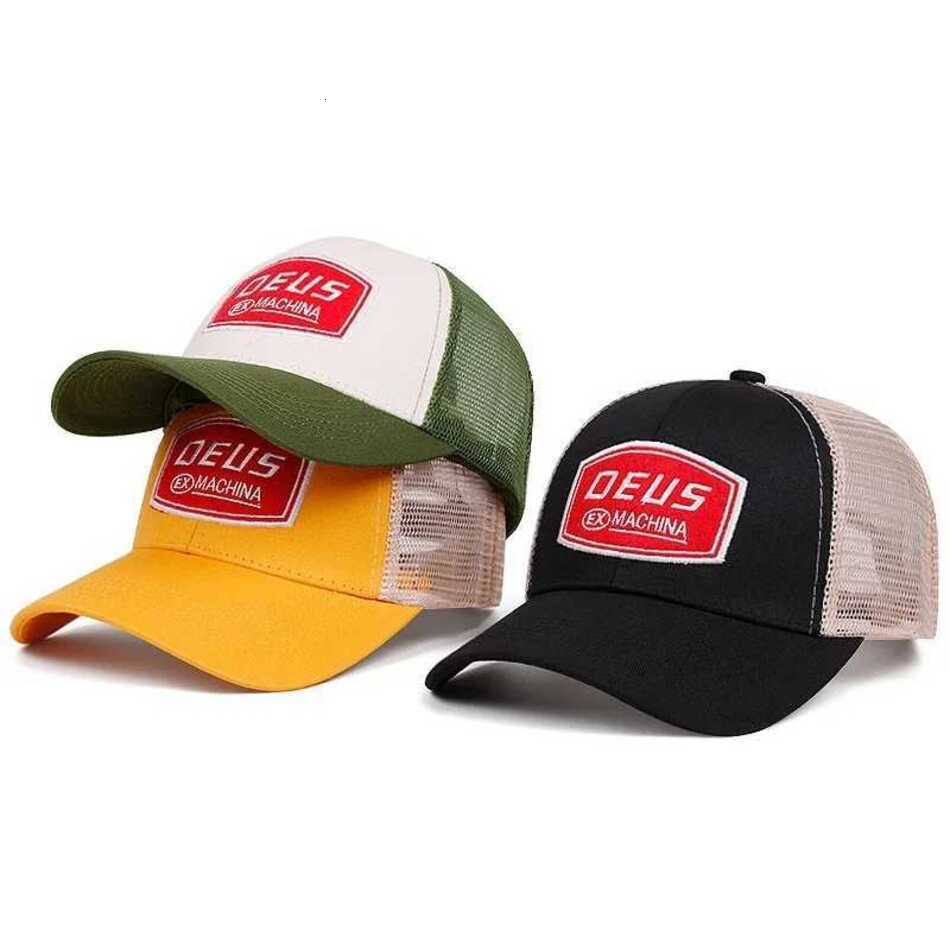Designer Hat Embroidered Deus Truck Cap With Adjustable Breathable Mesh C Lightweight Outdoor Sports And Casual Snback dandy hat Retro Baseball Free