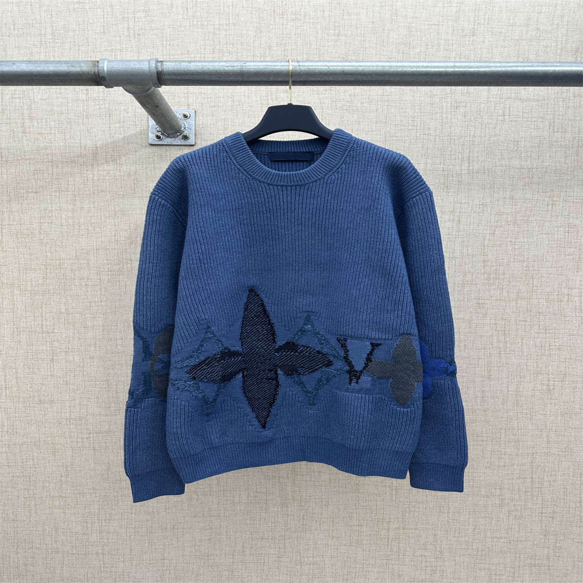 Men's Plus Size Sweaters Jacquard cardigan sweater Unisex women's sweater Fashion high street letter printing 61015M7