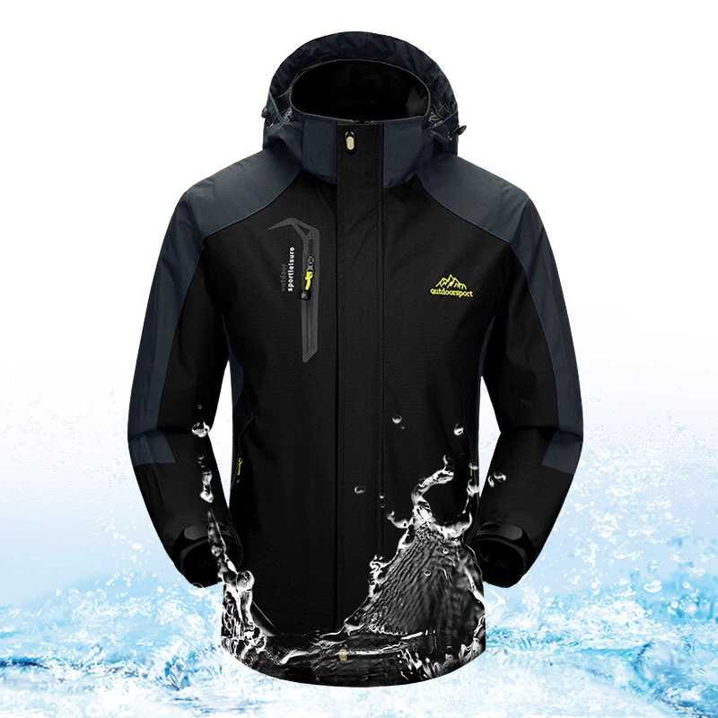 Outdoor Jackets Hoodies Men's Autumn Hiking Hooded Rovab Waterproof 20000mm Lightweight Rain Coat king Outdoor Cam Casual SportswearT261016