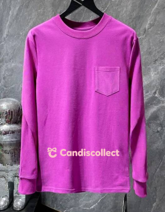 Chrome Loose Long Sleeve Striped T shirt Men Luxury Brand Retro Cross Pattern Lapel Tees Casual Button High Quality chrome hoodie 71b