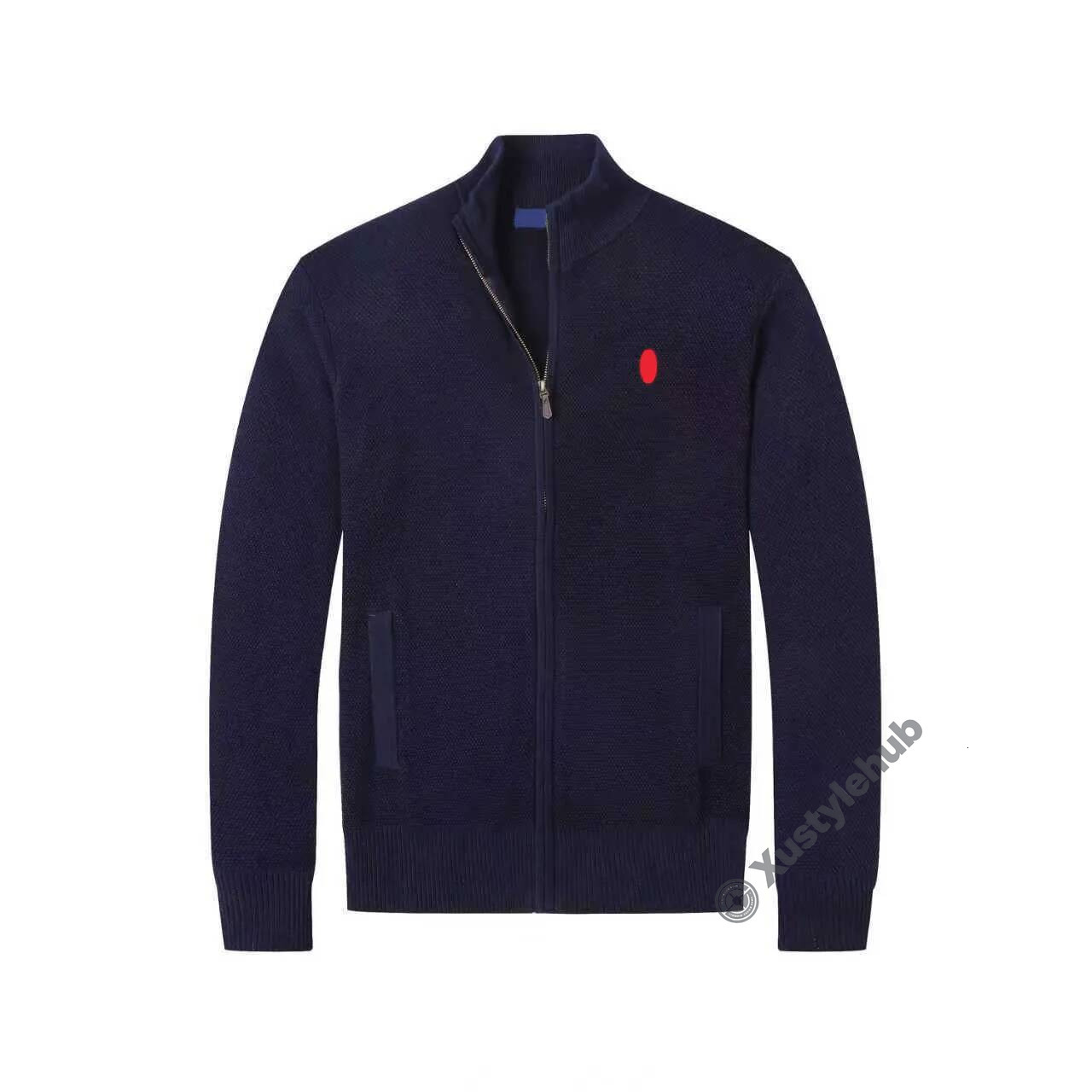 polo Designer Mens Turtle Neck Polo Knitted Sweater Cardigan Jumpers American Trendy Winter HighEnd Embroidery Horse Comfortable Cotton Men Zip Up S