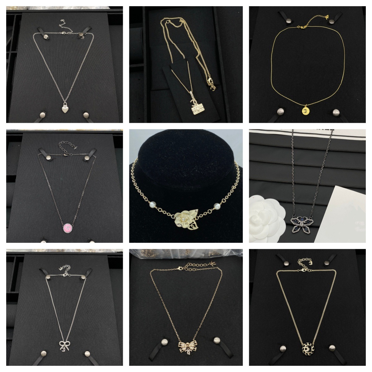 C necklace Xiangjia's popular light luxury necklace: pure desire, sweet cool, American style, trendy, fresh, simple, versatile, and elegant nec