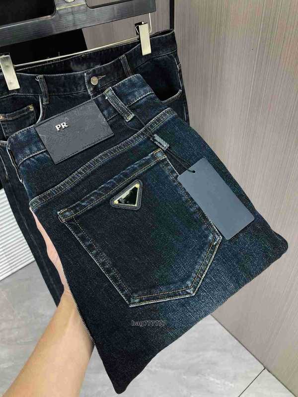 Men's Jeans Designer Custom-made Business Casual Luxury Retro Style Winter And Spring Collection Thick Denim Pants G6C7