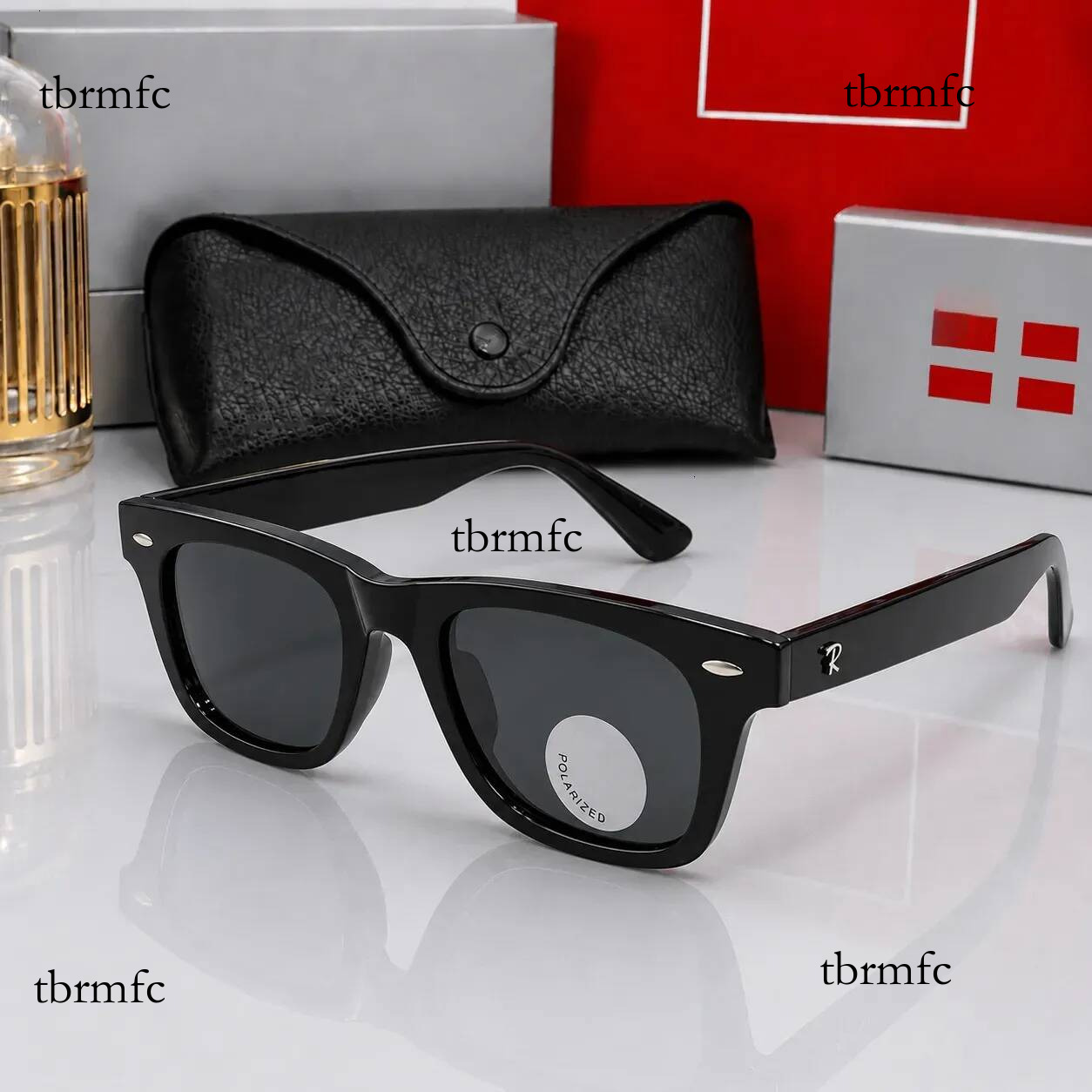 Classic Square Polarized Designer Sunglasses for Men Women 2140 Retro Acetate Frame UV400 Driving 5510 Sun Glasses 1303 Outdoor Fashion Eyewear RB t