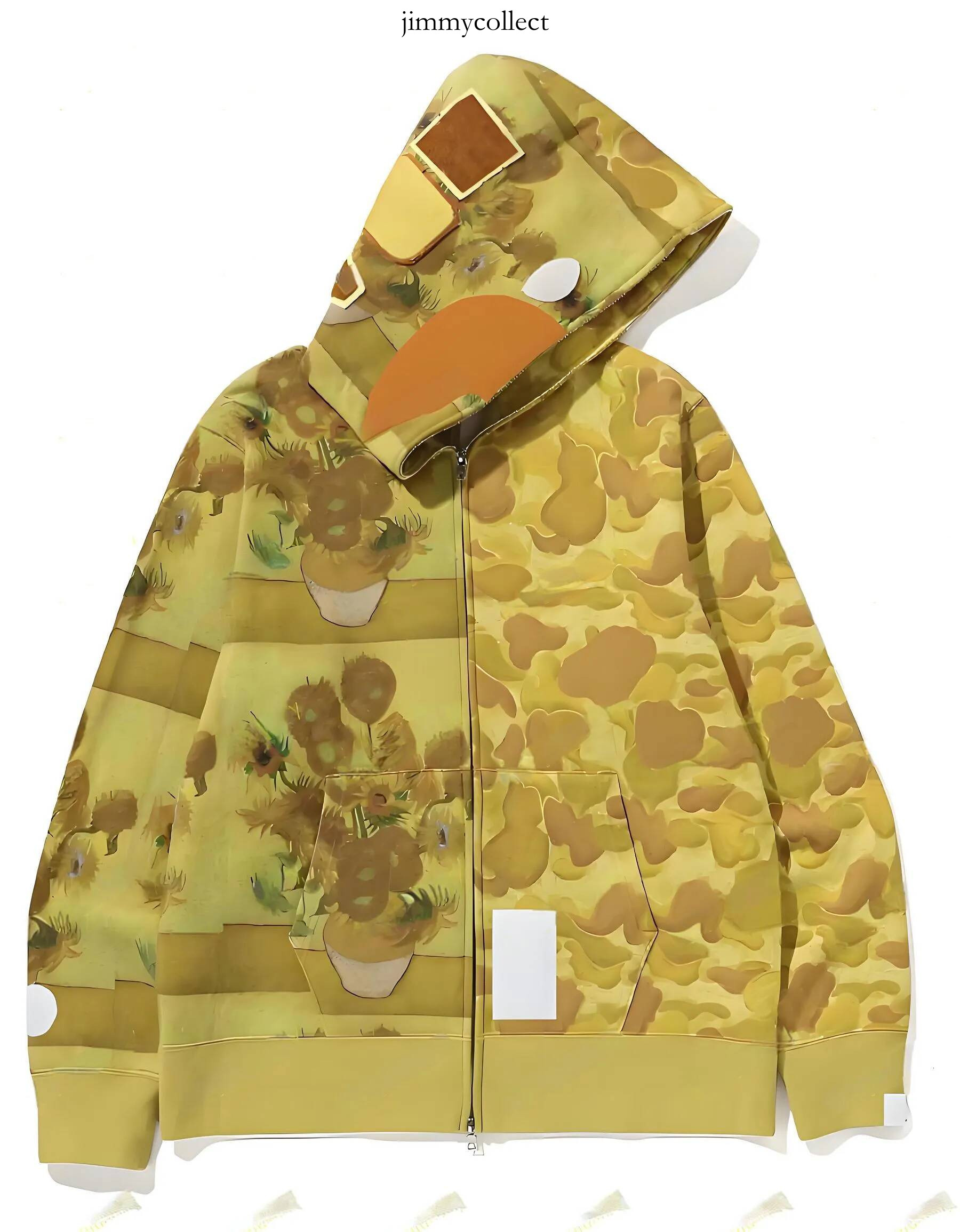 ape hoodie designer with print mens hoodie fashionable top street versatile long sleeved shirt M a71