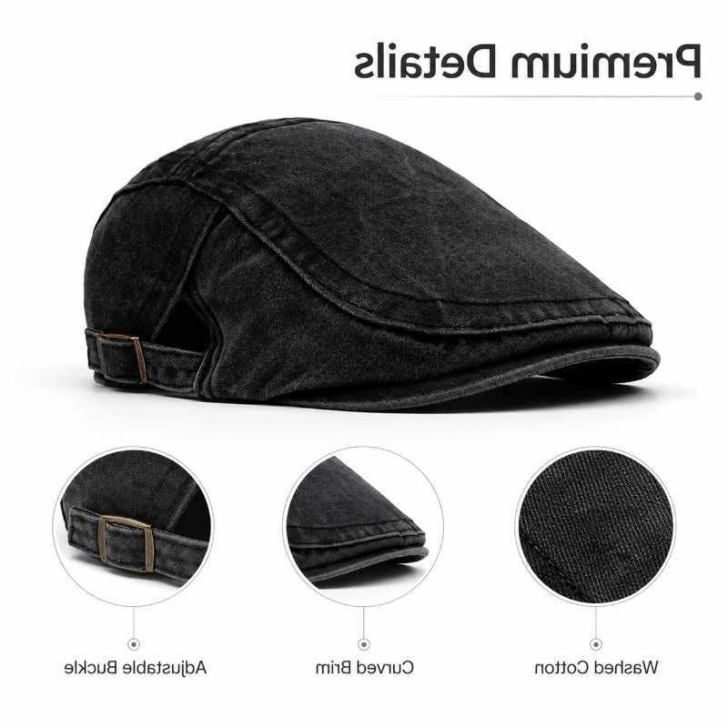 Washed Vintage Cotton Newsboy Hat Duckbill Ivy Casual Flat Cap for Men Women Spring Autumn Driving Cabbie Painter Beret S261016W5D9