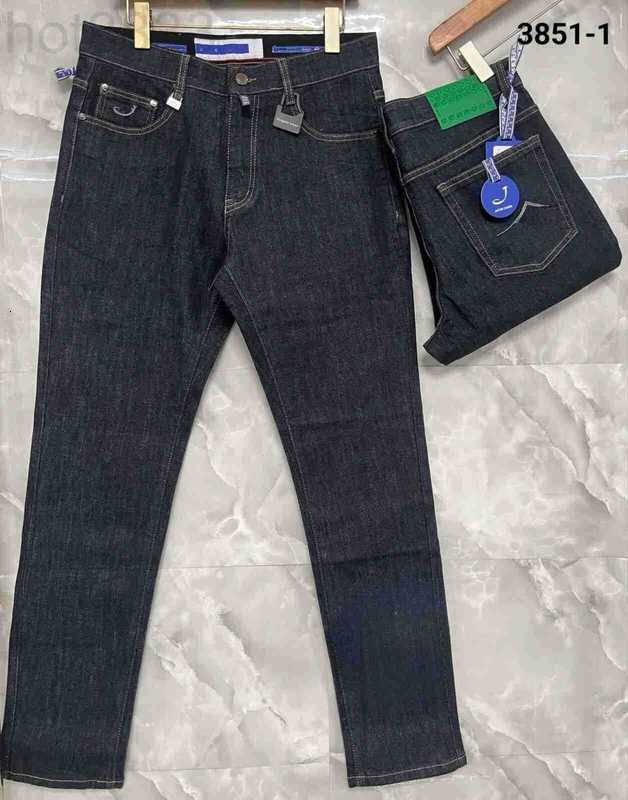 Men's Jeans Designer For Mens Thick Trousers Straight Slimming Cut Retro Classic Style Simple Wear 88VJ