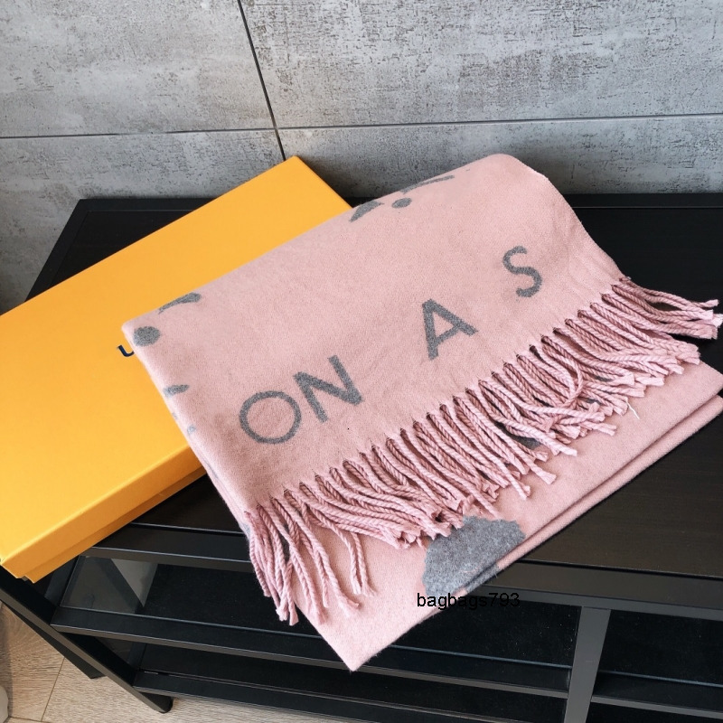 Scarves Designer Scarf for Winter V Women Wool Mens Long Shawl Fashion Classic Letter Cashmere Scarves with Box