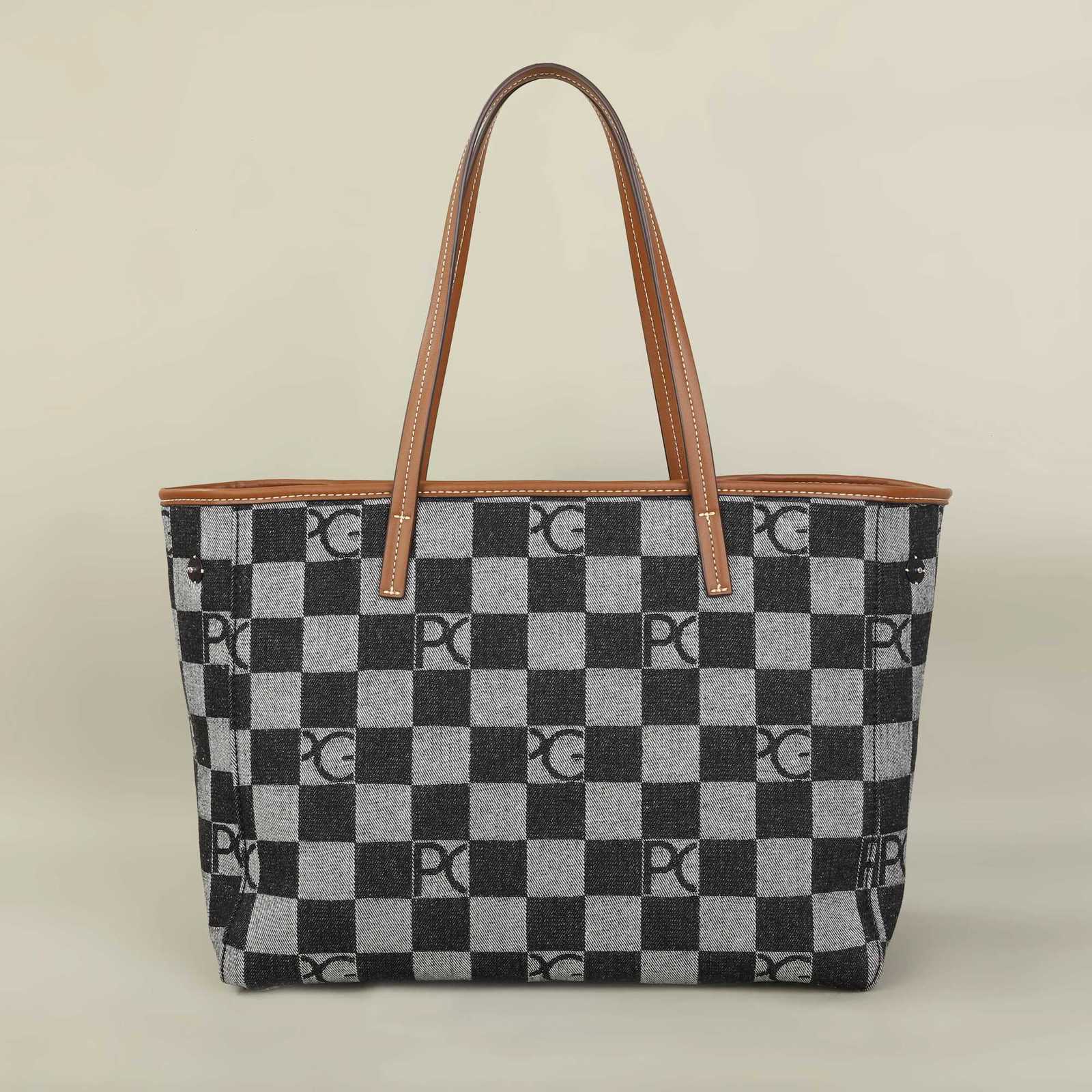 Shoulder Bags PG Latin American Europed Style Women's Bag Commuting Multi Cowboy Splicing Design Fashion Functional Large Capacity Totebag H261