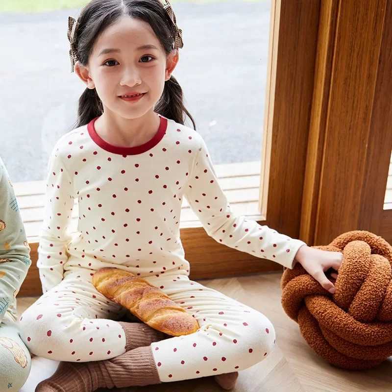 Pajamas Girls Pajamas Sets 2 to 3 4 5 6 7 8 9 10 11 12 13 14 Years Cotton Toddler Kids Pijamas Long Sle Cute Pyjama Strberry PjsW261019