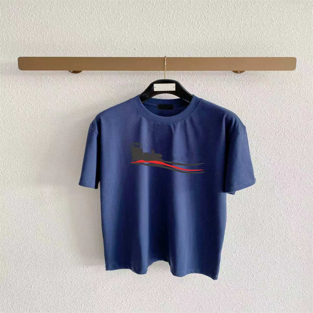 Men's Plus Tees & Polos Round neck embroidered and printed polar style summer wear with street pure cotton 61015p12