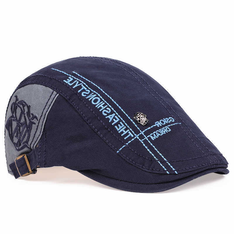 New 2025 Unisex Cotton Beret Skull Cap Casual Fashionable All-purpose Four Seasons Style Men's /Women's Matching Cap Newsboy Hat S261016AX