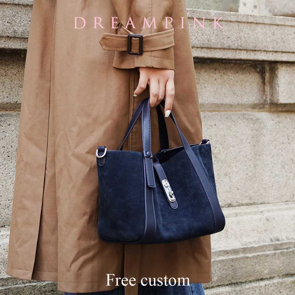 Luxury Women Handbag Custom Letters Small Female Hobo Tote Bag Velvet Suede Cow Leather New Design Lady Top Handle Shoulder Bag X261016