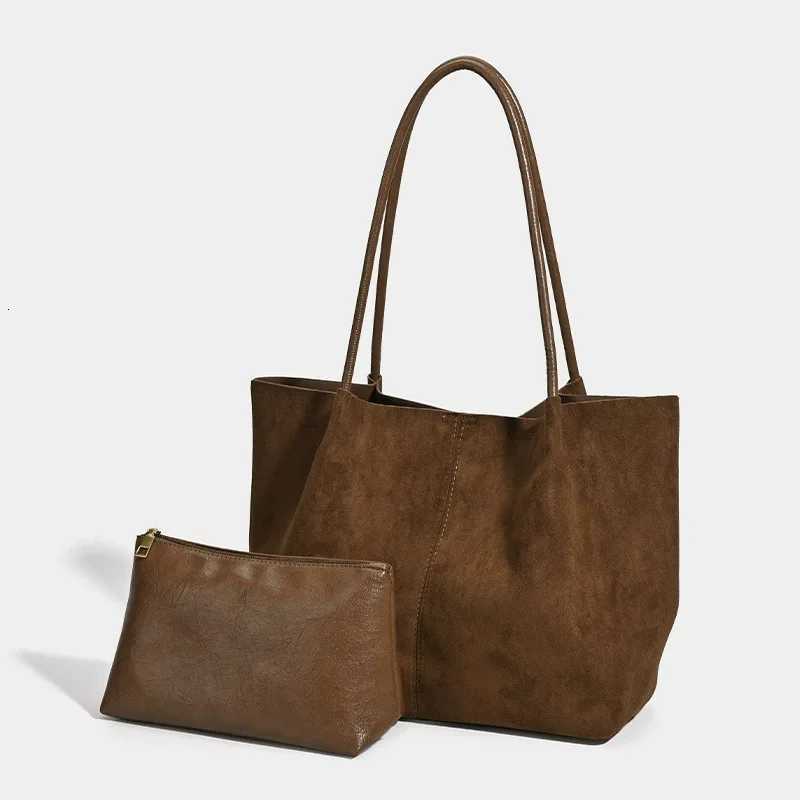 Shoulder Bags Faux Suede Women Big Totes Luxury Brand Design Female Handbags and Purse Large Capacity Winter New Ladies Composite Bags Bolsas X26101