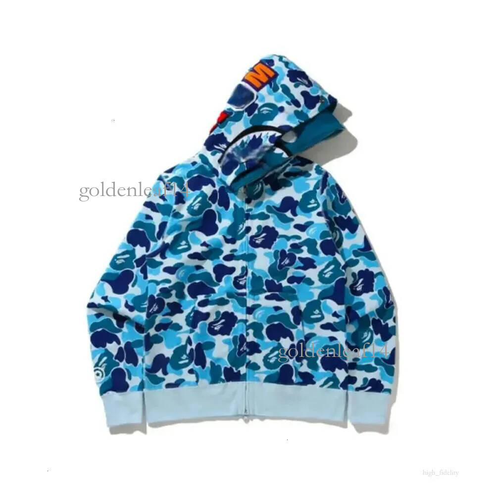 Bathing Ape Hoodie Designer ape hoodie Mens Tracksuit Full Zipper Coat Boys Girls Sweater School Dress Sweatshirts Loose Fit Pullover High Quality S