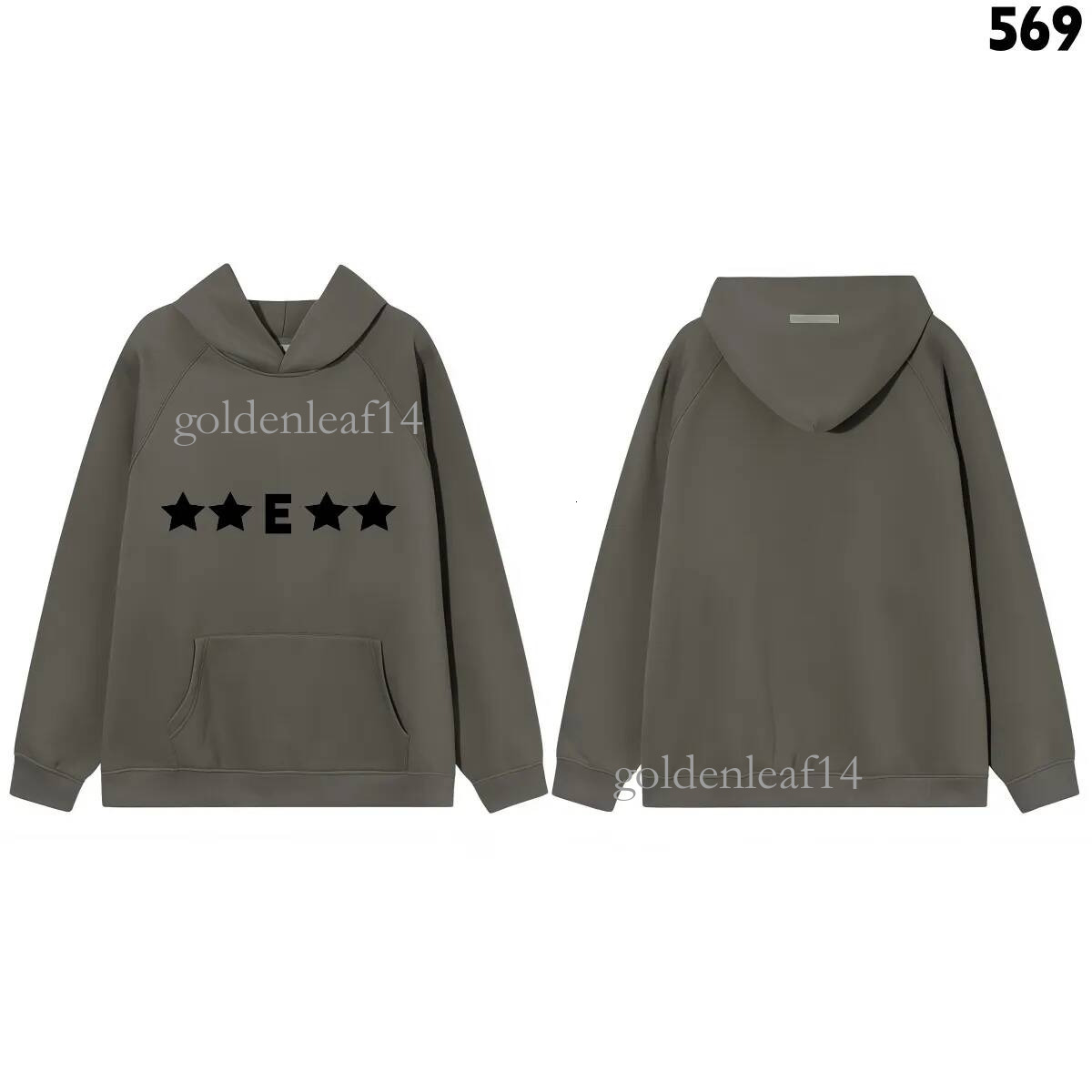 essential mens hoodie designer essentials sweater unisex pullover long sleeve O Neck Letter printed overcoat sweatshirt streetwear hoodie for man to