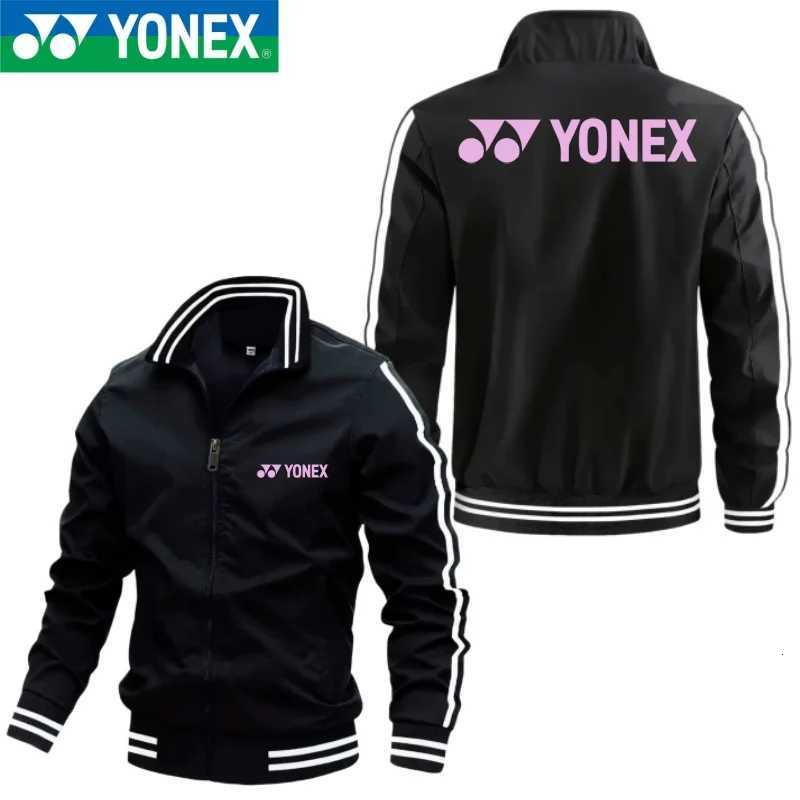 Sports Men's Jackets Yonex 2026 Jacket Yonex Men's and Women's Coat Outdoor Sports Windproof Badminton Tennis Jacket N261016