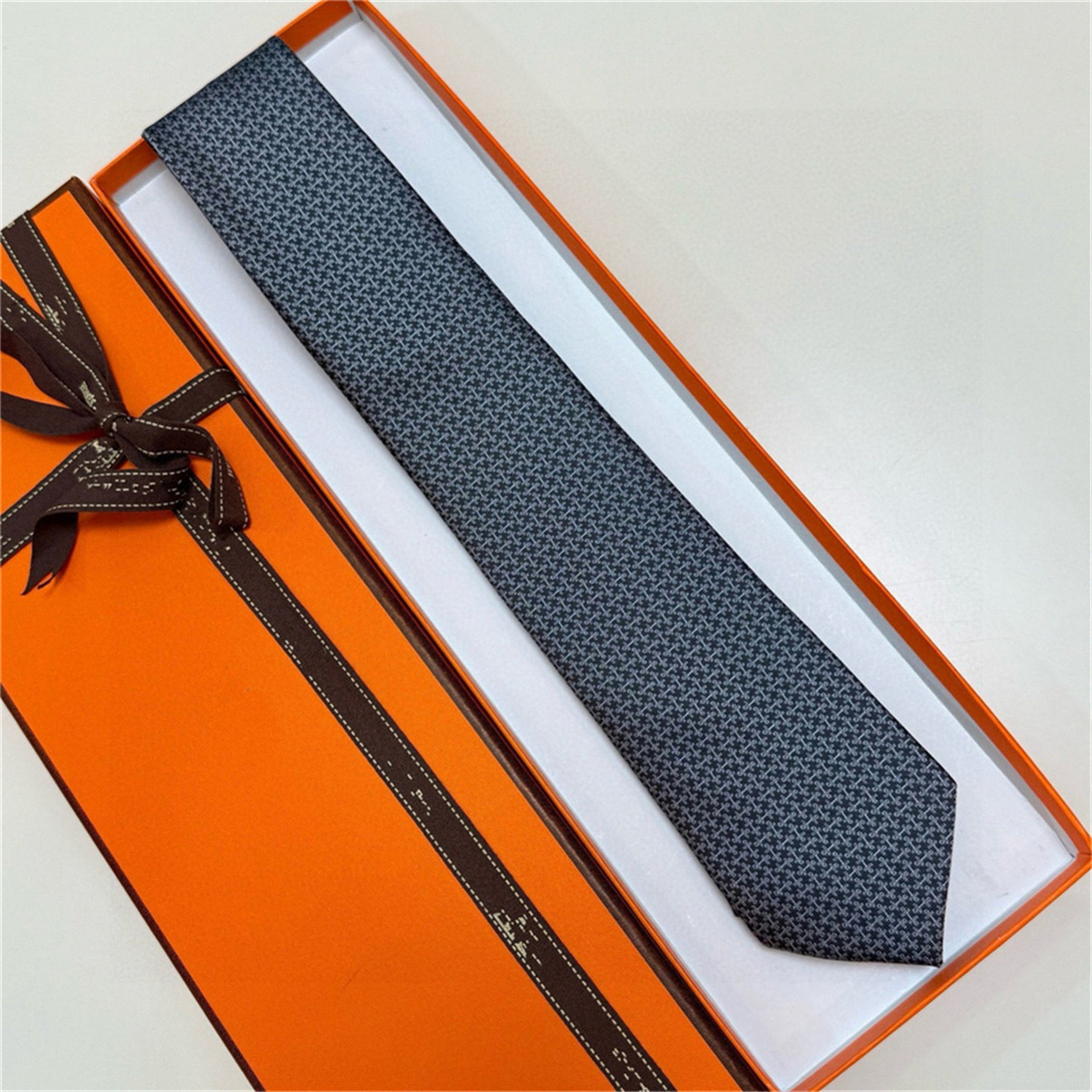 Aldult Jacquard Party Wedding Business Woven Fashion Design Hawaii Neck Ties box New Neck Ties High Quality Letter 100% Tie Silk black blue 9963
