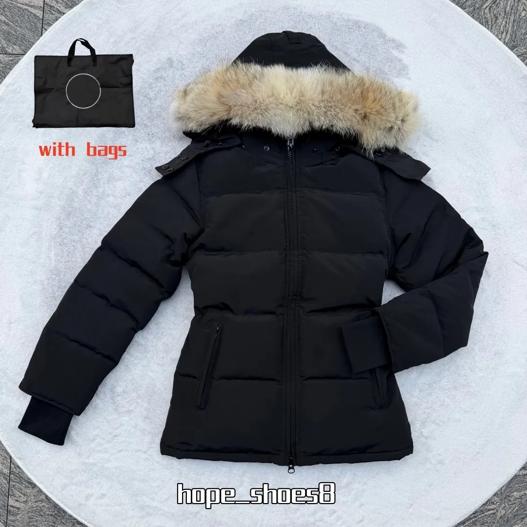 Women Down Jacket Designers Puffer Jackets Parka Coat Real Wolf Fur Collar Thermal Top Female womens autumn winter Large Clothing Coats Doudoune Fem