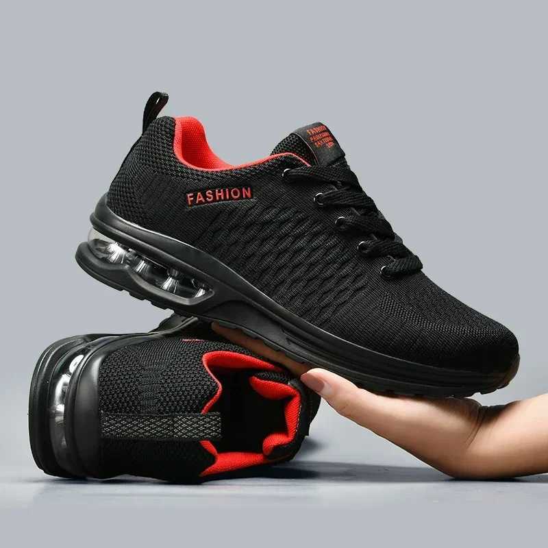 Casual Shoes Mens Running Shoes Outdoor Sports Casual Mesh Tennis Shoes Lace-up Lightweight Gym Jogging Shoes for Men 2025 New Male Sneakers H261016