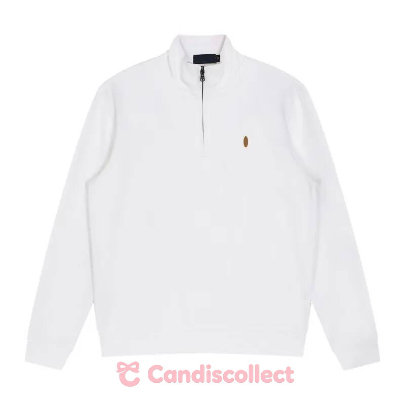 polo cardigan men designer knit Horse sweater quarter zip pull homme mens pullover half zipper luxury brand casual jumper autumn wool 5c8
