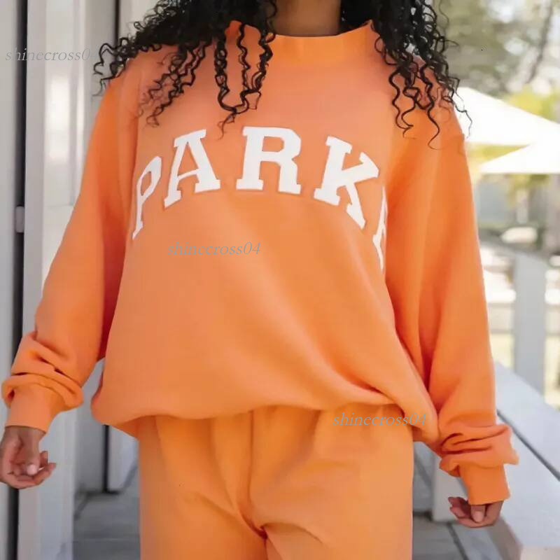 Parker hoodi Pink Brown Women Designer parke Jumpers Fashion Loose high quality Womens Hoodies Embroideried Sweatshirts 10d